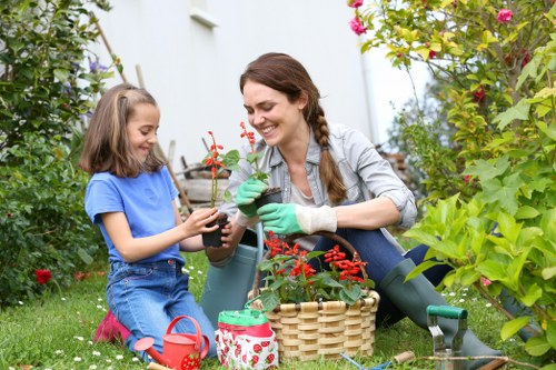 Gardeners Hanworth improving a tidy home garden