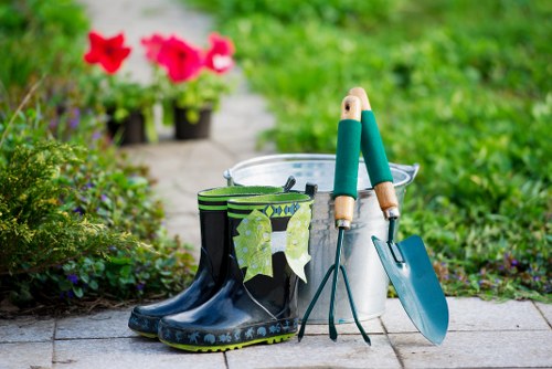 Safe use of gardening tools and protective equipment