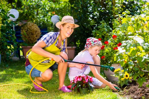Professional garden care in Hanworth for lawns, hedges, and pathways